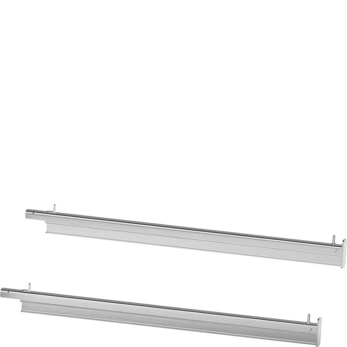 1 level telescopic guide rails - partially extractable