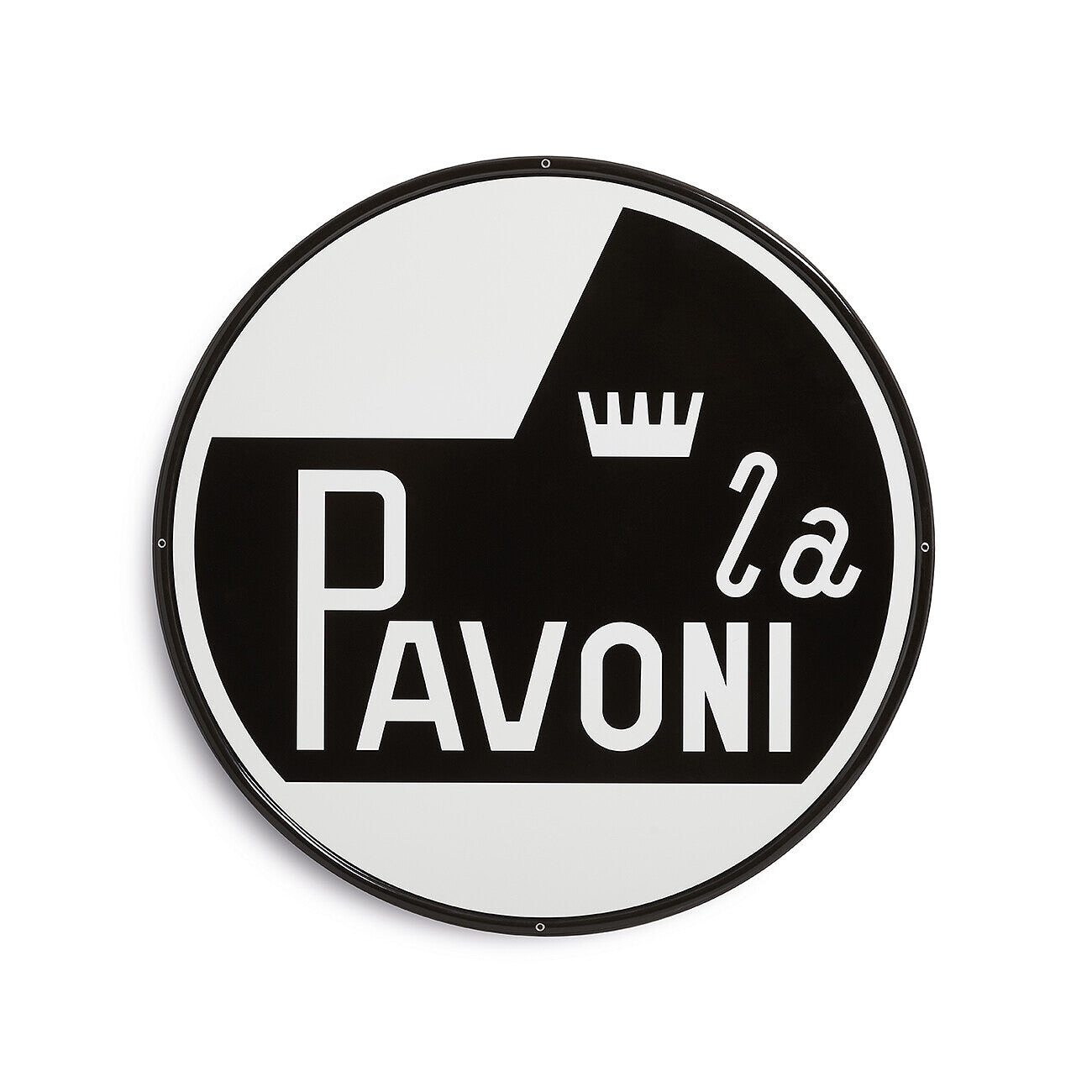 La Pavoni Metal Sign in Black