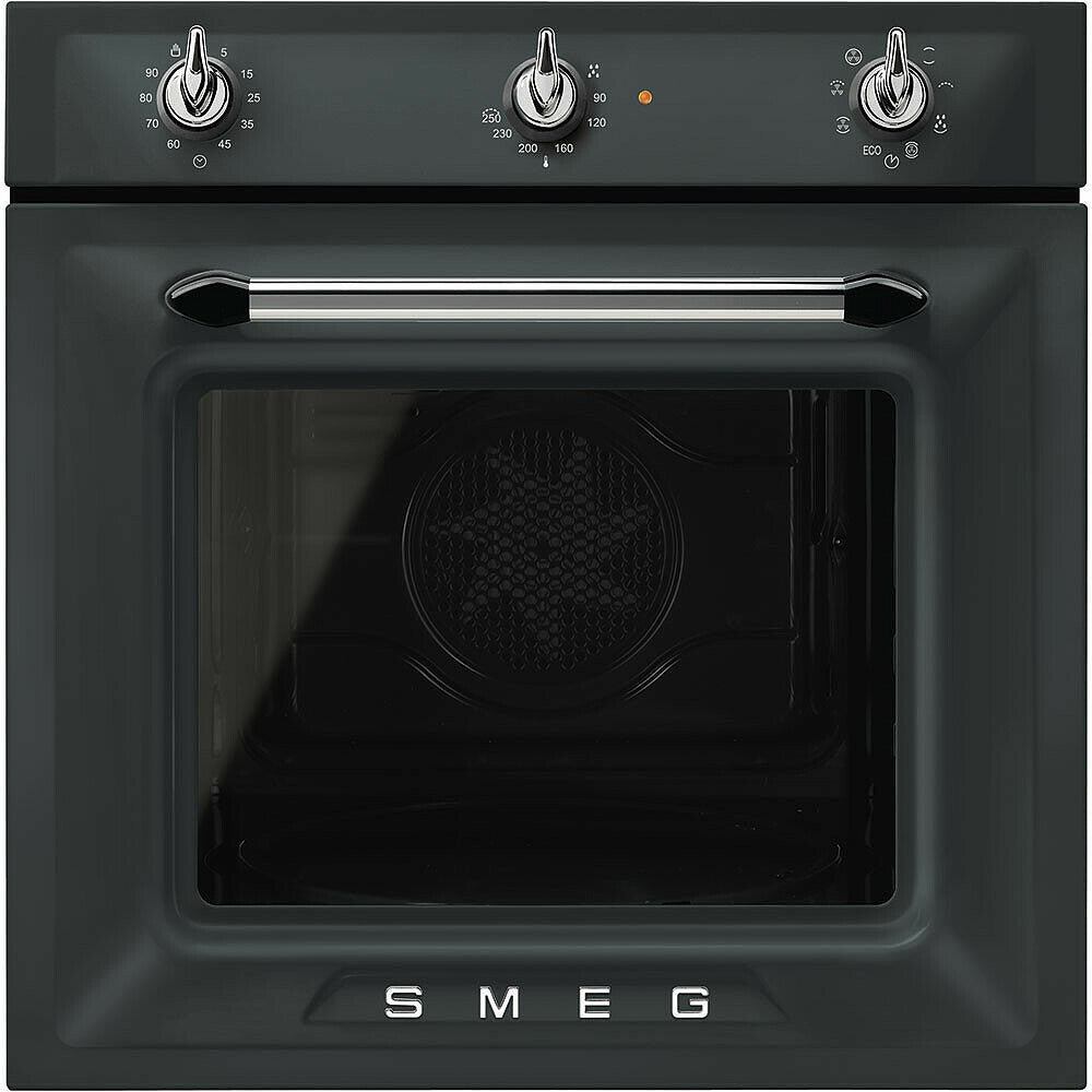 60cm Victoria Multifuctional Single Oven Matte Black