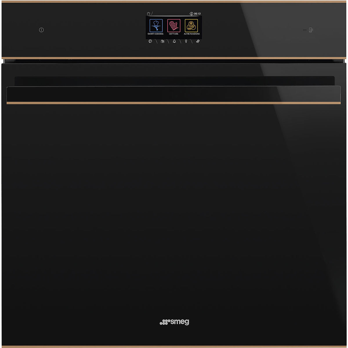 SOP6604S2PNR 60cm Dolce Stil Novo Pyrolytic SteamOne Oven Copper Trim