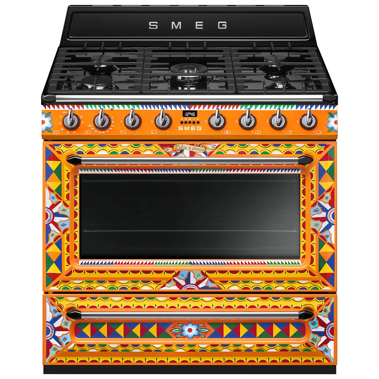 【新品、未使用】dolce&gabbana希少！オリジナル柄トランプ　確実正規品 TR90DGC9 90cm Divina Cucina Dual Fuel Range Cooker – Smeg UK