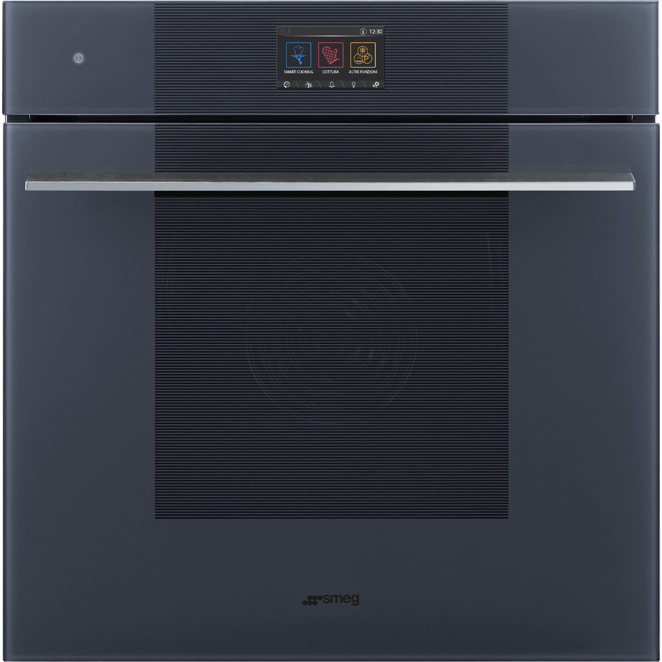 SOP6104TPG 60cm Linea Pyrolytic Single Oven Neptune Grey