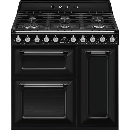 90cm Victoria three cavity dual fuel cooker