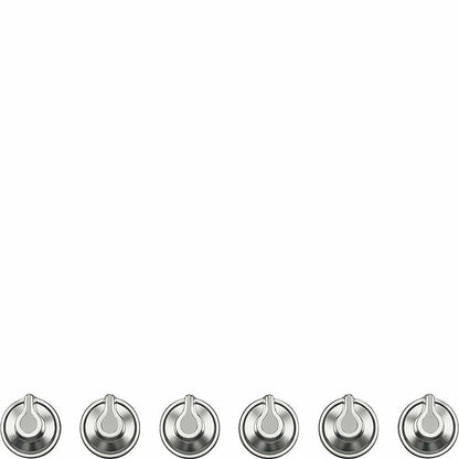 Set of 6 Linea controls for use with PGF Hobs