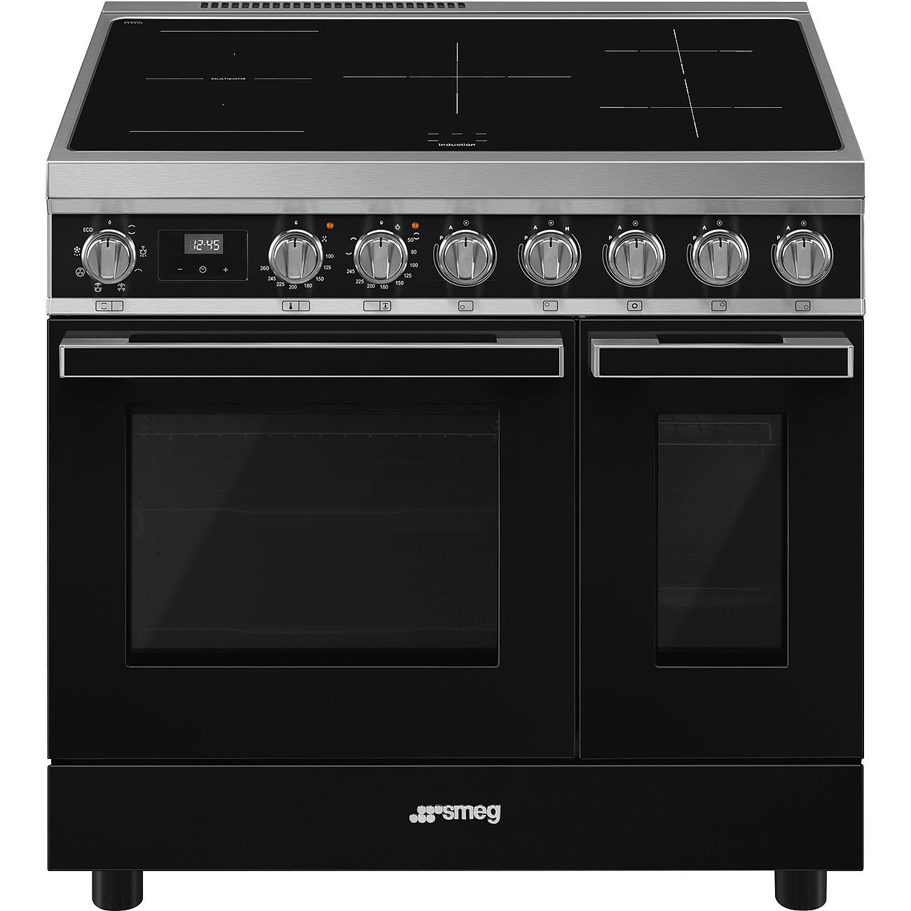 90cm Portofino double cavity electric cooker