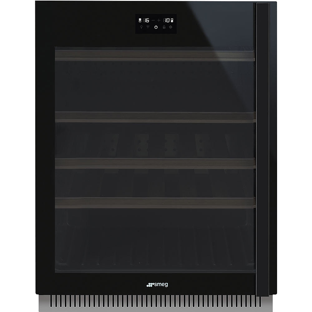 60cm Dolce Stil Novo U/C Wine Cooler with LH Hinge Eclipse Glass