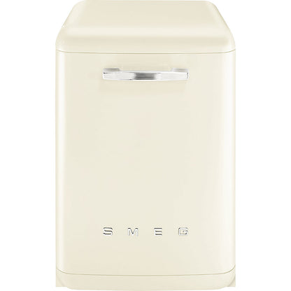 60cm Freestanding 50s Style Cream Dishwasher, B Rated