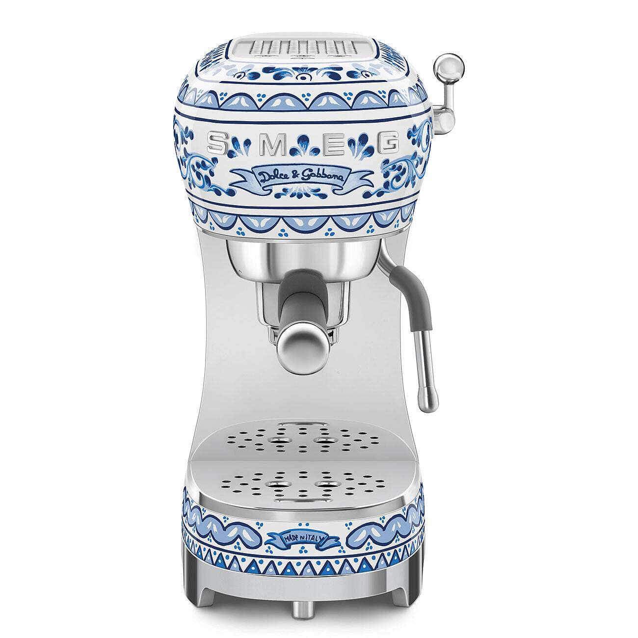 Espresso Coffee Machine in Dolce and Gabbana Blu Mediterraneo