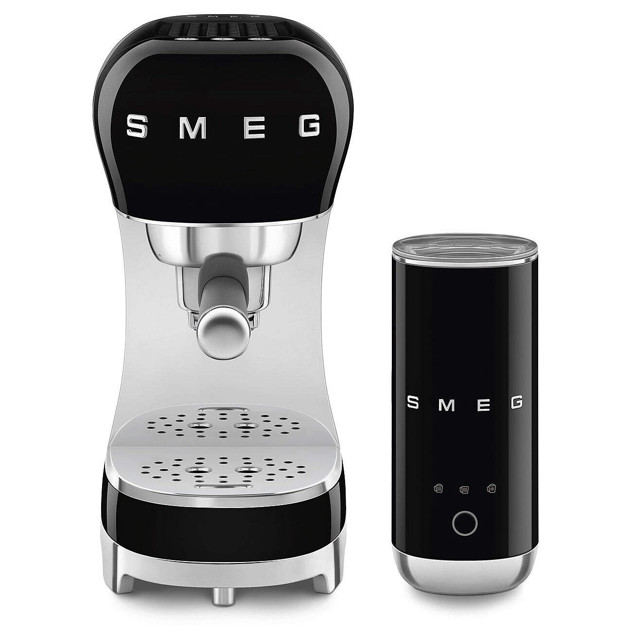 Espresso Coffee Machine Bundle with Mini Milk Frother