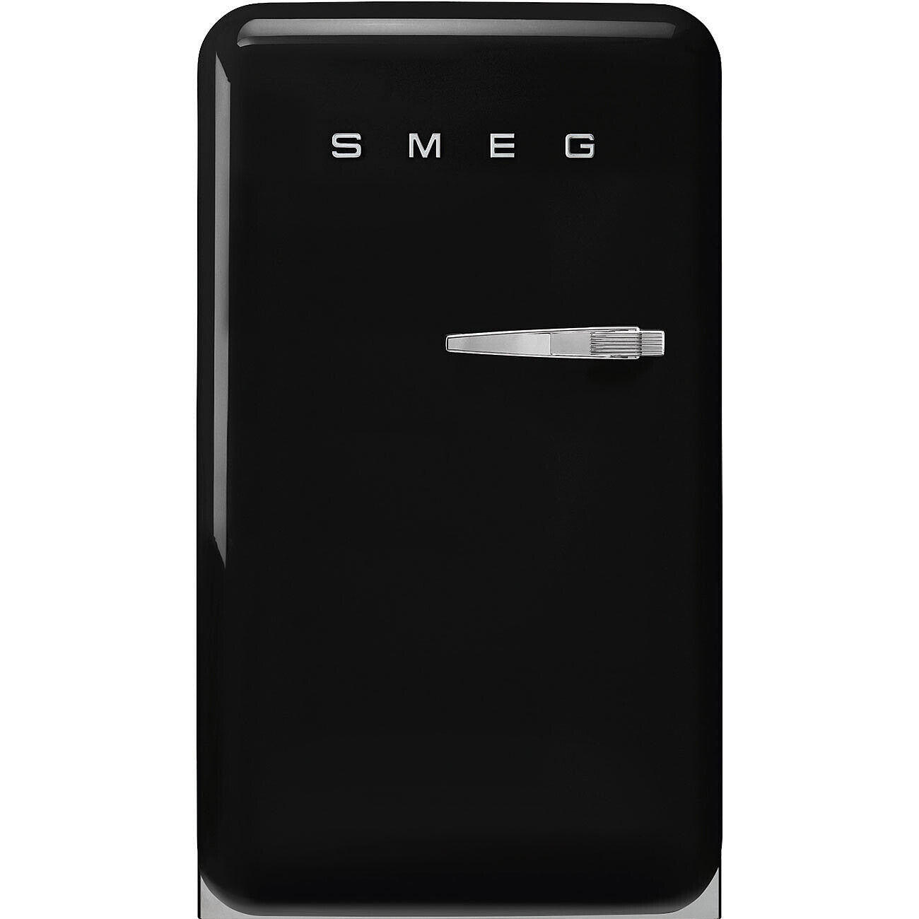 FAB10 55cm 50s Style Small Left Hand Hinge Fridge with Icebox