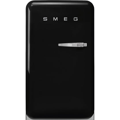 FAB10 55cm 50s Style Small Left Hand Hinge Fridge with Icebox