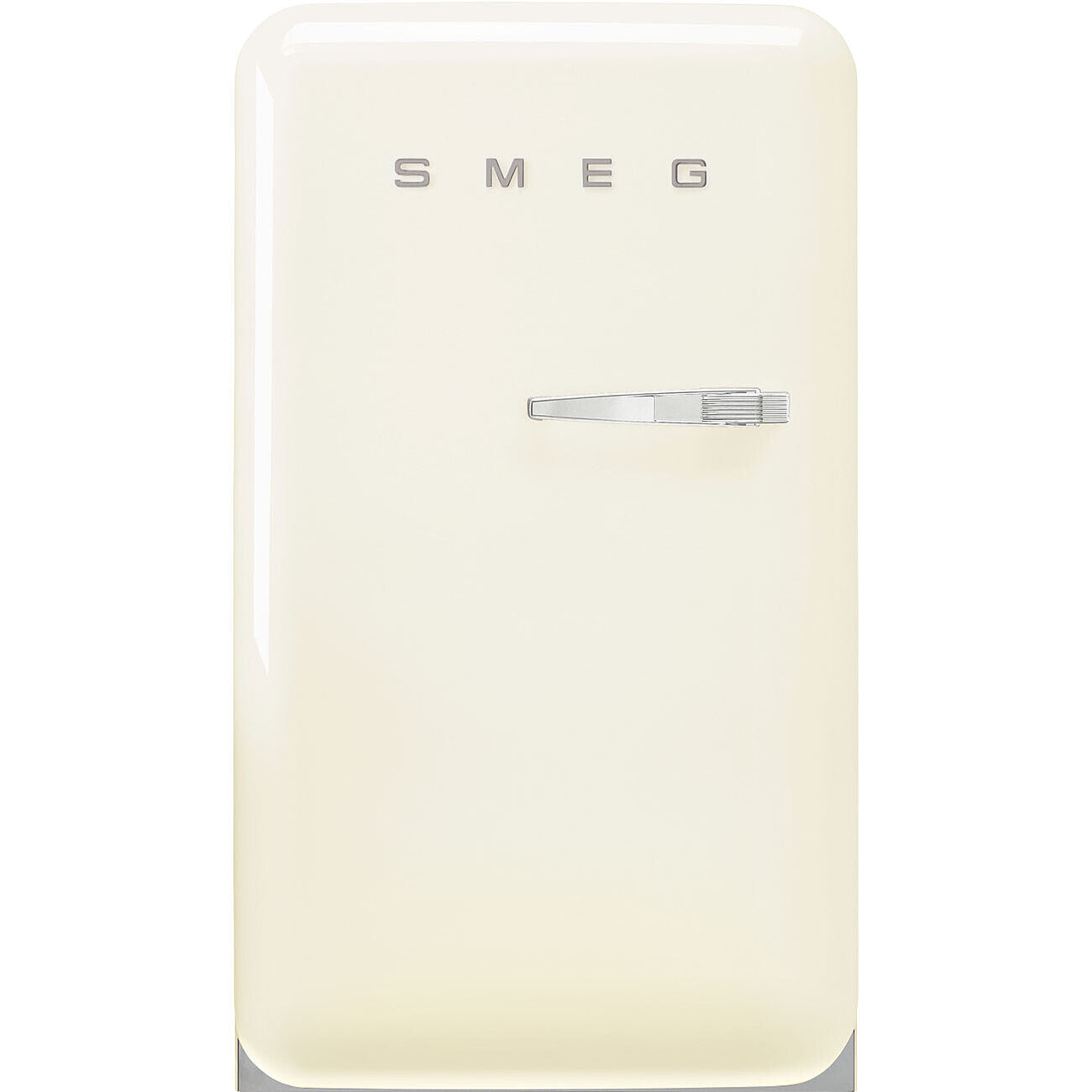 FAB10 55cm 50s Style Small Left Hand Hinge Fridge with Icebox