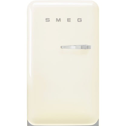 FAB10 55cm 50s Style Small Left Hand Hinge Fridge with Icebox