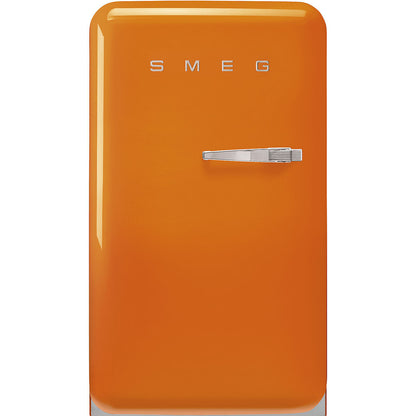 FAB10 55cm 50s Style Left Hand Hinge Fridge with Icebox