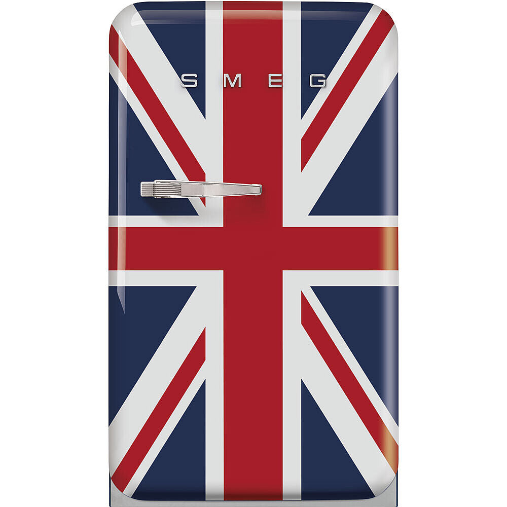 FAB10 55cm 50s Style Small Right Hand Hinge Fridge with Icebox