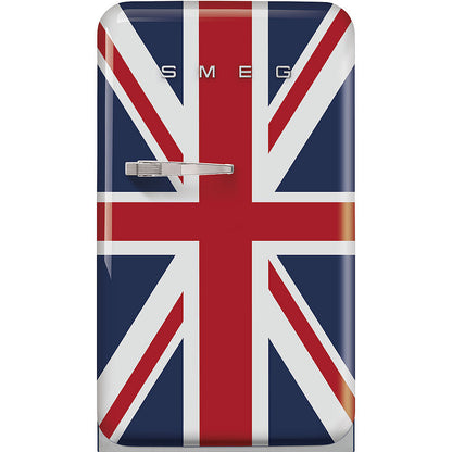 FAB10 55cm 50s Style Small Right Hand Hinge Fridge with Icebox