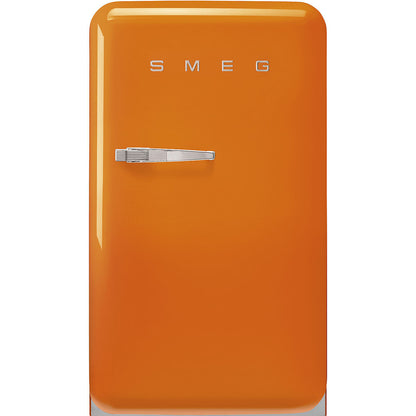 FAB10 55cm 50s Style Small Right Hand Hinge Fridge with Icebox