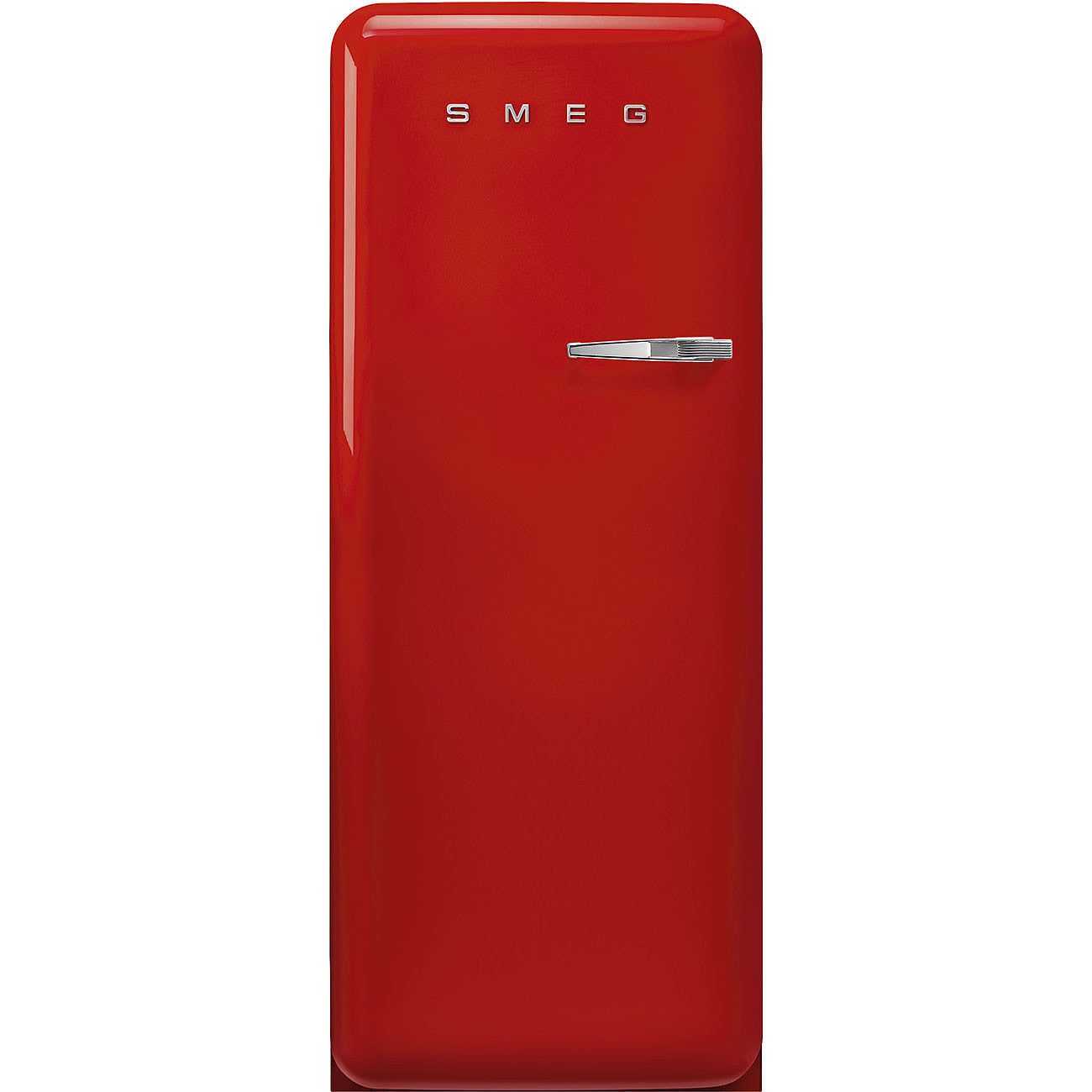 FAB28 60cm 50s Style Left Hand Hinge Fridge with Icebox