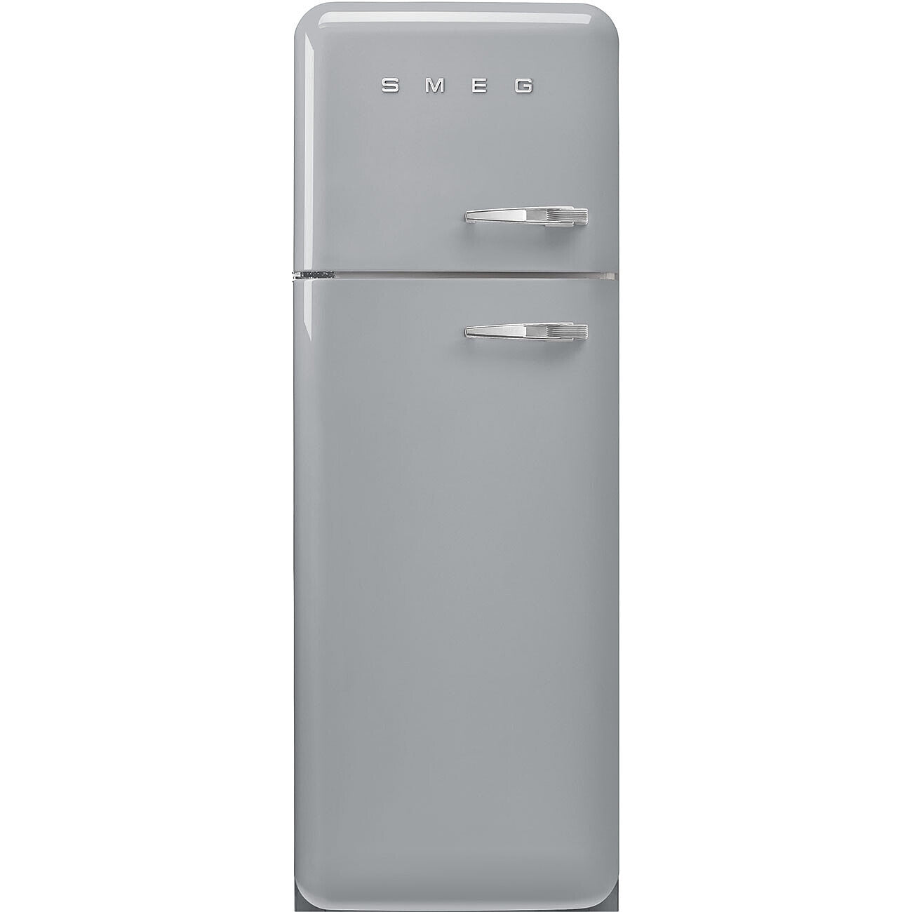 60cm 50s Style Left Hand Hinge Freezer over Fridge