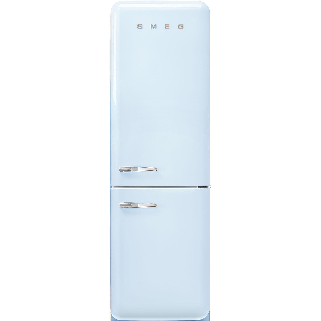 SMEG（スメッグ）社製冷凍冷蔵庫　クリーム 100V FAB50P 右開き 冷蔵庫 冷凍庫 524L 自動霜取 スメッグ イタリア製 レトロ ビンテージ