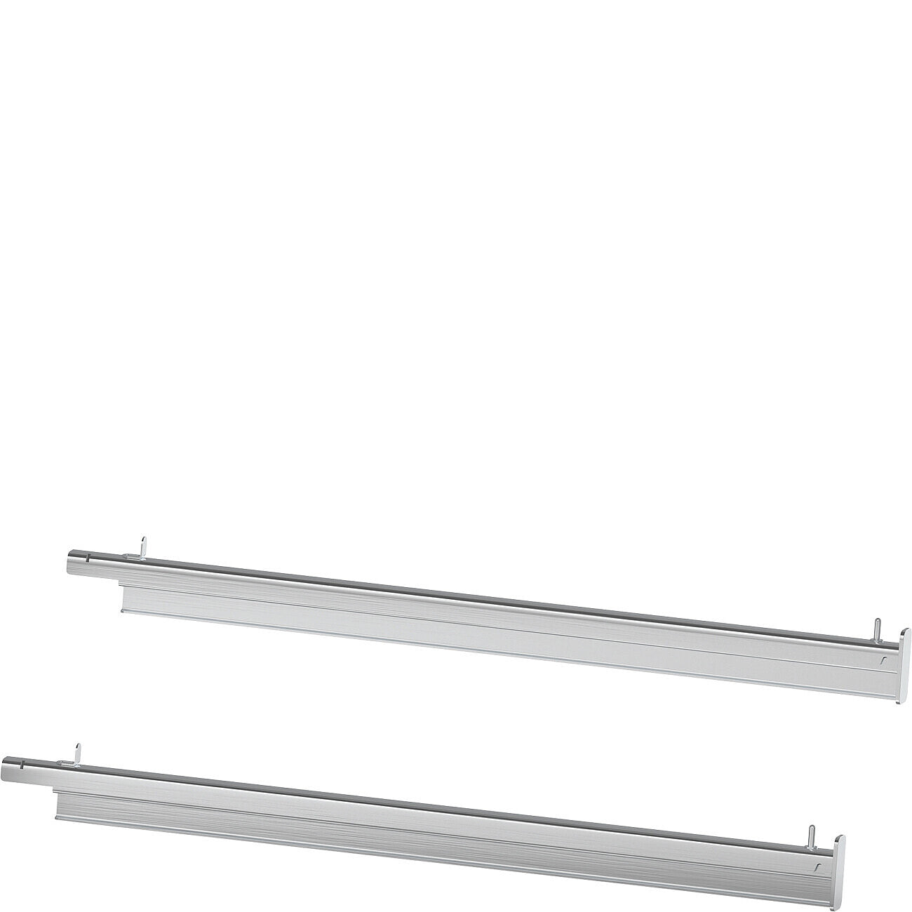 1 level telescopic guide rails - partially extractable