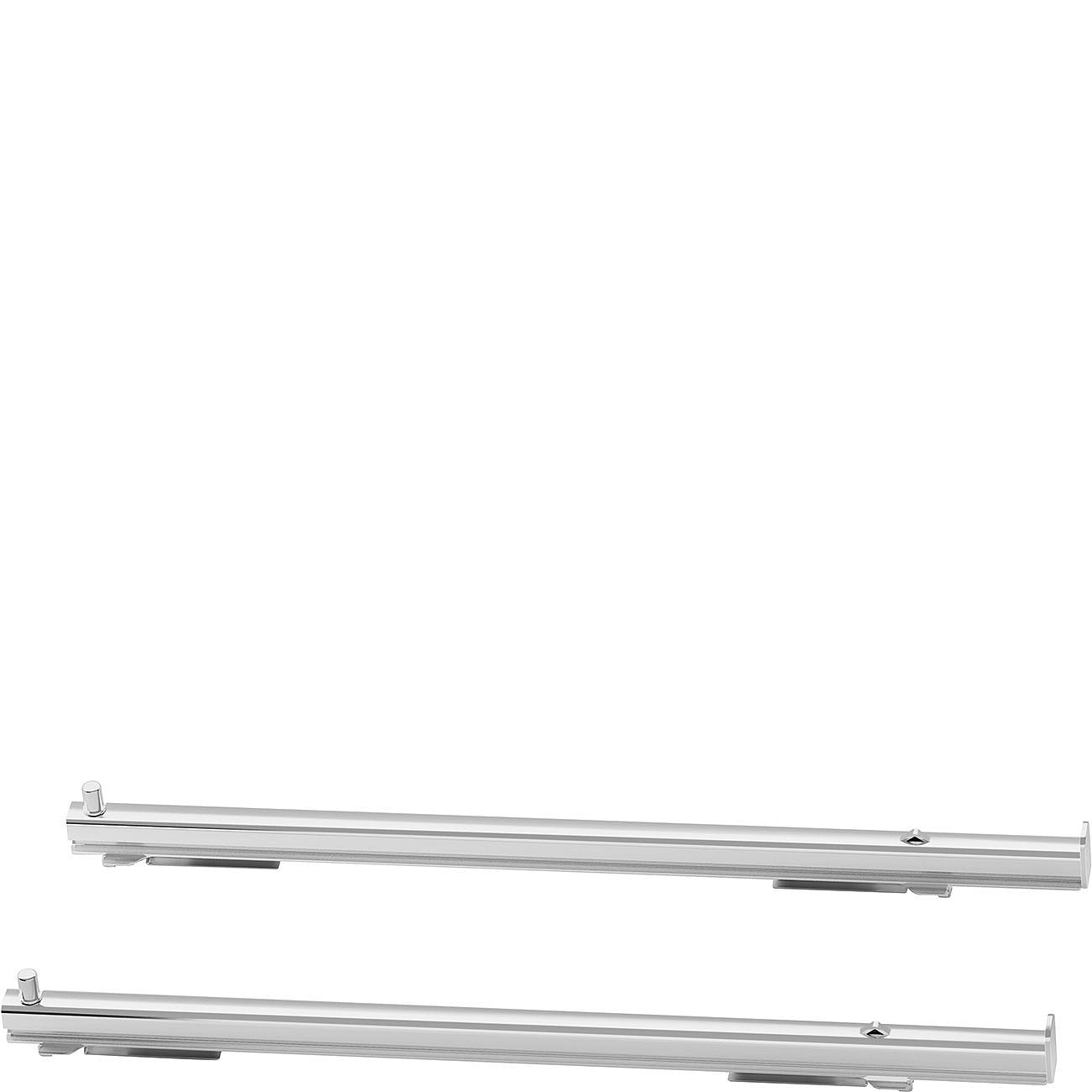 1 level telescopic guide rails - total extraction