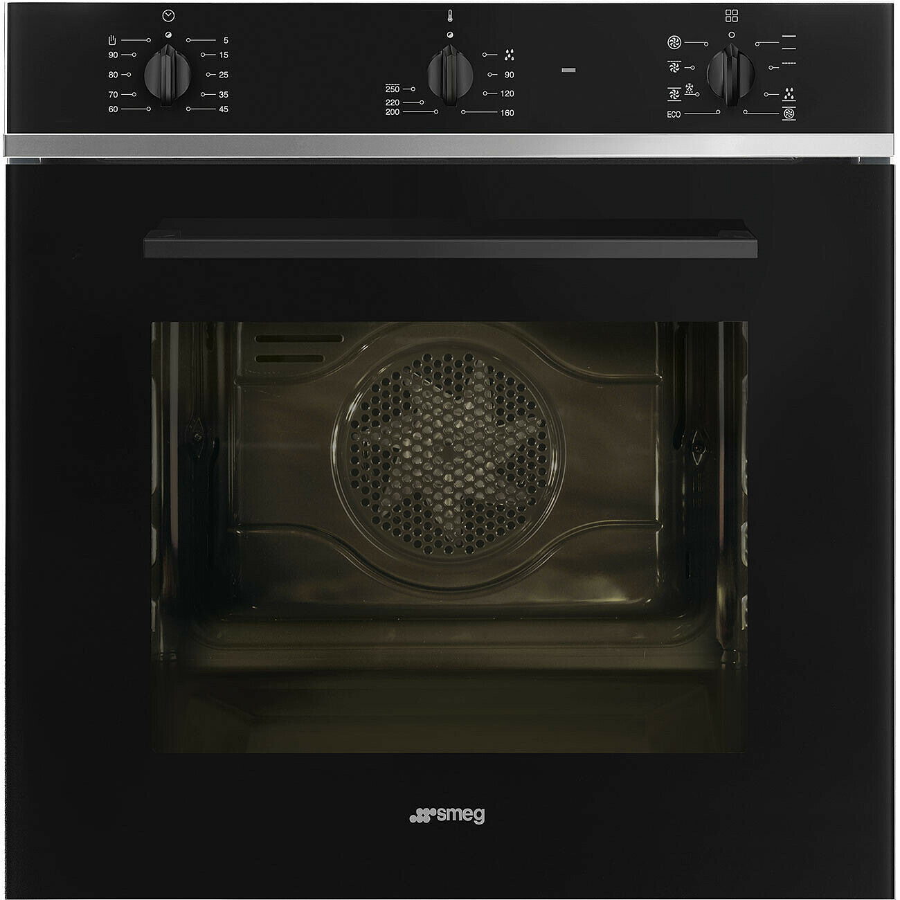 SF64M3TB 60cm Cucina Single Oven in Black