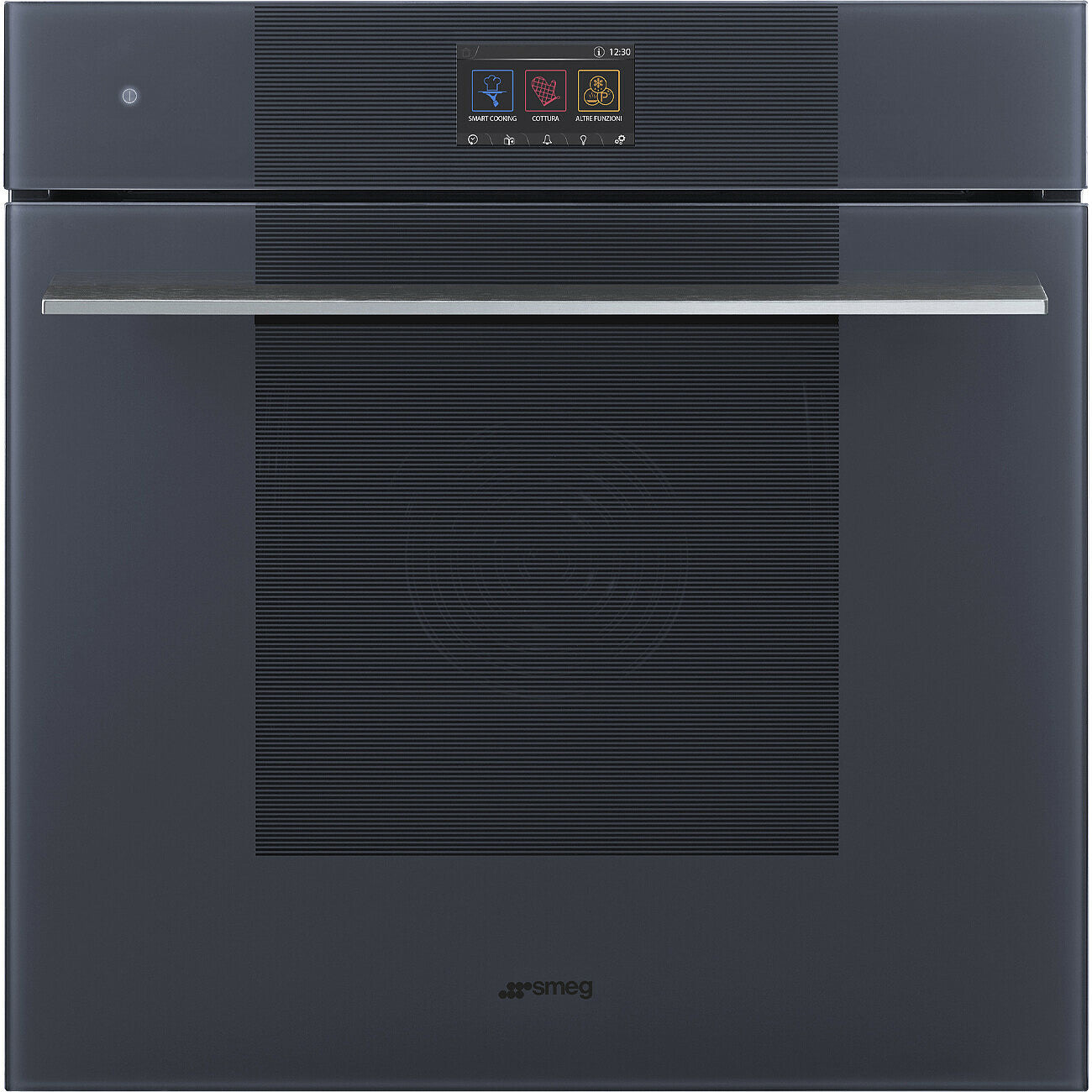 SOP6104TPG 60cm Linea Pyrolytic Single Oven Neptune Grey