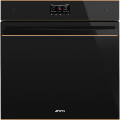 SOP6604S2PNR 60cm Dolce Stil Novo Pyrolytic SteamOne Oven Copper Trim