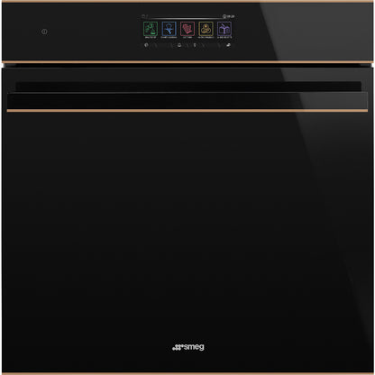 SOP6606S2PNR 60cm Dolce Stil Novo Pyrolytic SteamOne Oven Copper Trim
