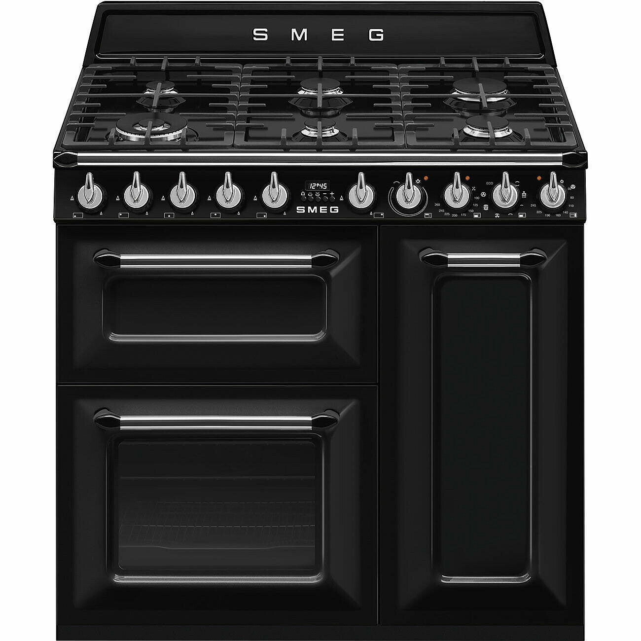 90cm Victoria three cavity dual fuel cooker