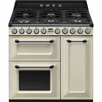 90cm Victoria three cavity dual fuel cooker