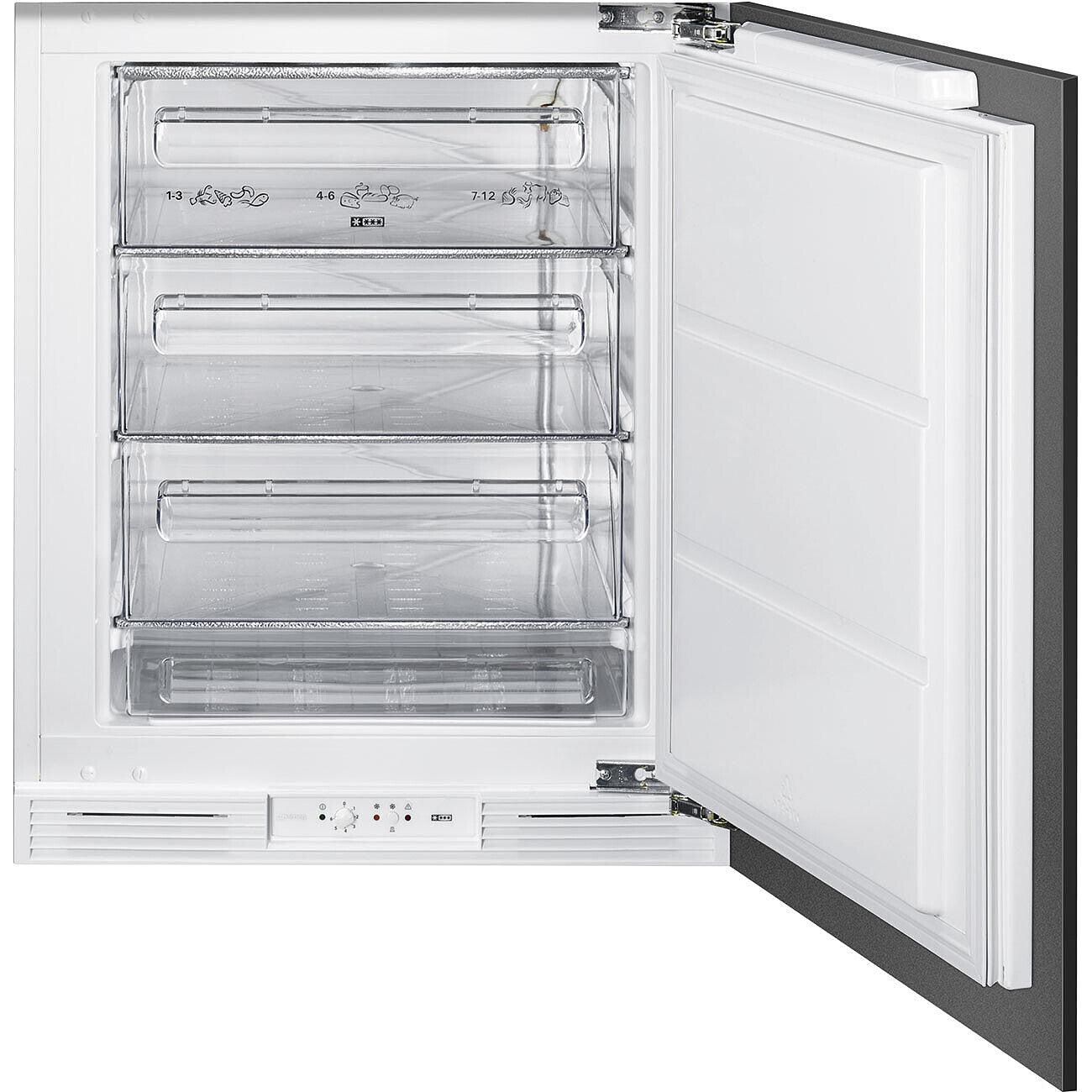 UKU8F082DF1 60cm Integrated Built Under Freezer
