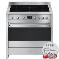 A1PYID-9 90cm Opera Electric Range Cooker Stainless Steel