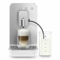  Matte White Bean to Cup Coffee Machine with Automatic Milk Frother