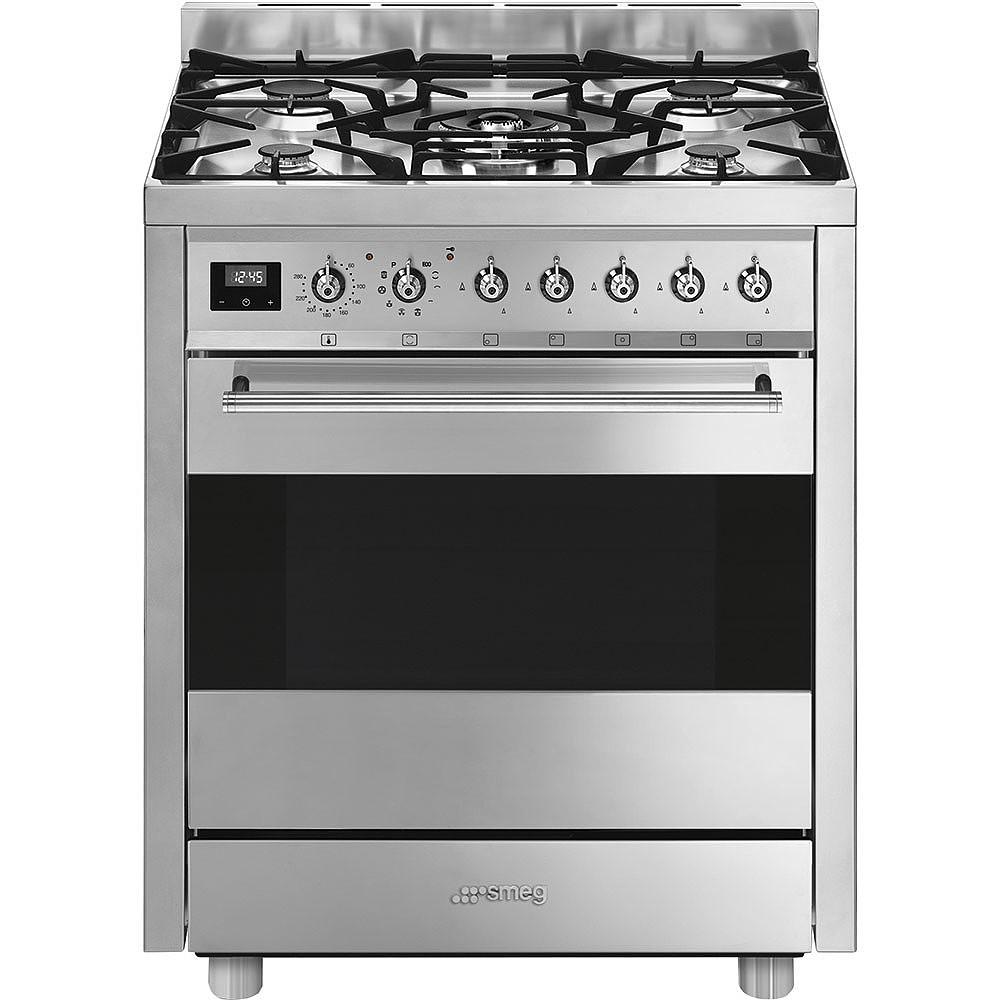 Dual fuel cooker store stainless steel