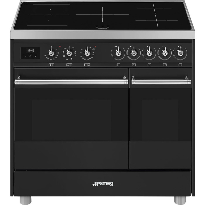 C92IMAN9 90cm Anthracite Double Cavity Cooker with Induction Hob