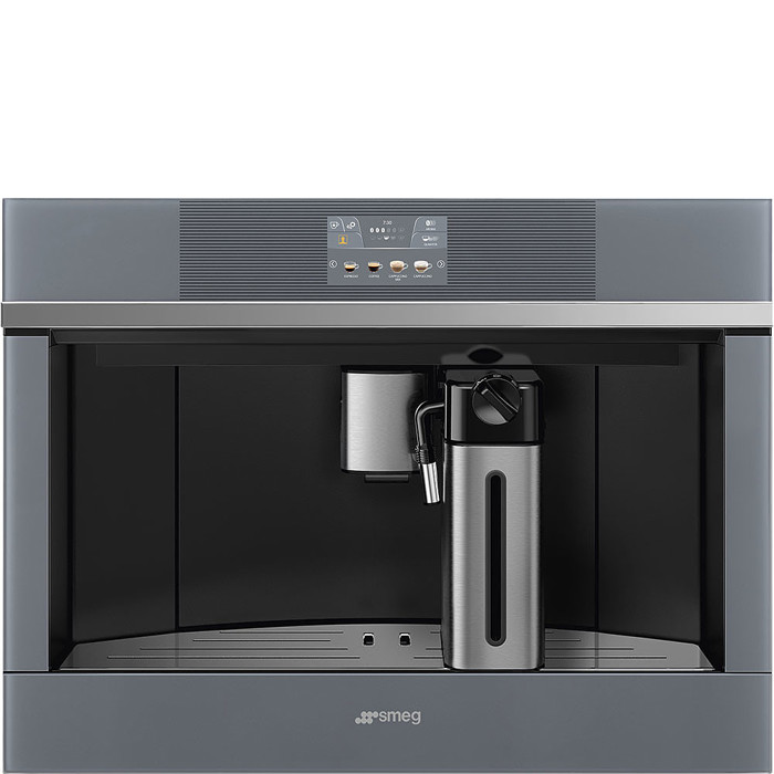 CMS4104S 45cm Linea Fully Automatic Coffee Machine Silver Glass