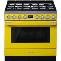 CPF9GPYW 90cm Portofino Dual Fuel Range Cooker Yellow