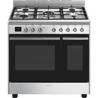 CX92GM Concert Stainless Steel 90cm Double Cavity Dual Fuel Cooker