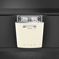 DIFABCR 60cm 50s style Built-in Dishwasher Cream