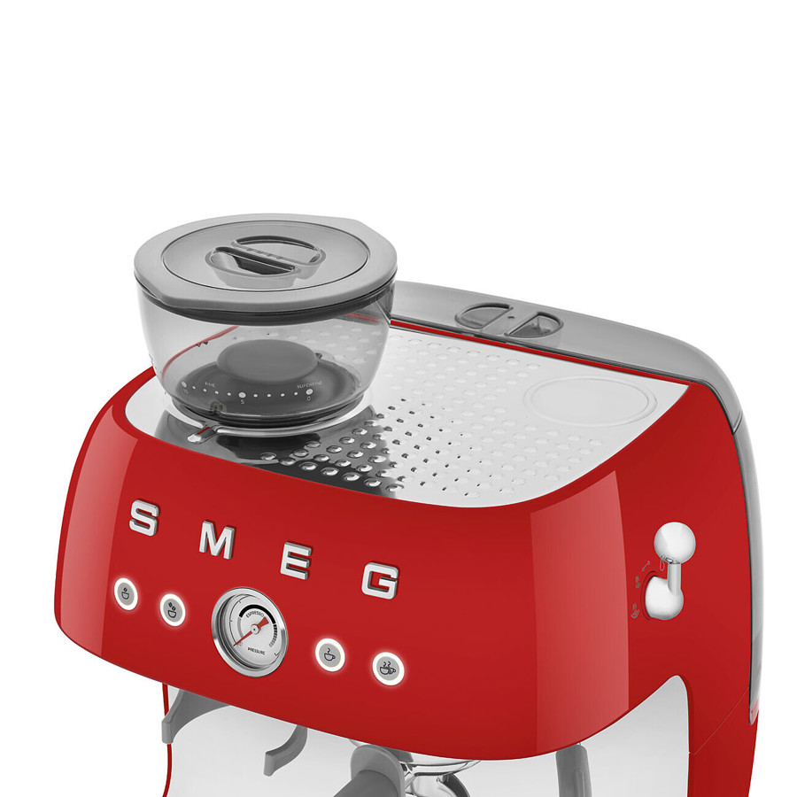 SMEG Red Electric Coffee Grinder