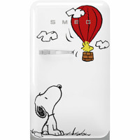 FAB10RDSN5 55cm 50s Style Small Right Hand Hinge Fridge with Icebox Snoopy
