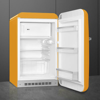 FAB10RDYVC5 50s Style Small Right Hand Hinge Fridge with Icebox Veuve Clicquot
