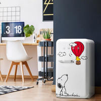 FAB10RDSN5 55cm 50s Style Small Right Hand Hinge Fridge with Icebox Snoopy