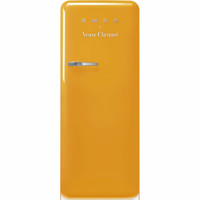 FAB28RDYVC5 50s Style Right Hand Hinge Fridge with Icebox Veuve Clicquot