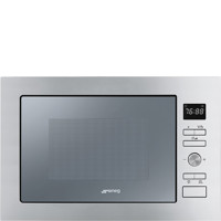 FMI425S Cucina 25 Litre Built In Microwave with Grill in Silver Glass