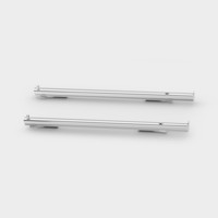 GTP2 - 1 level telescopic guide rails for SO ovens - partially extractable