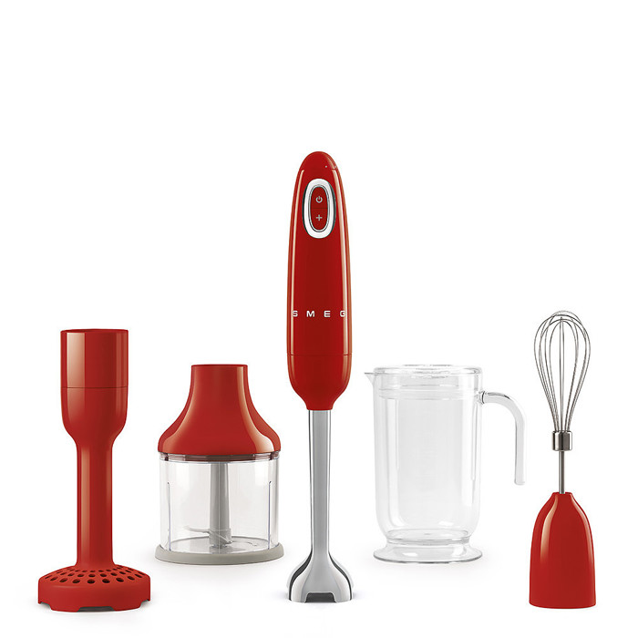 HBF02RDUK Hand Blender with Accessories in Red