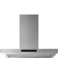 KICT90BL 90cm Chimney Hood with Auto vent Stainless Steel